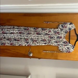 White Floral Maxi Dress